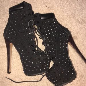 Spiked Combat Boots